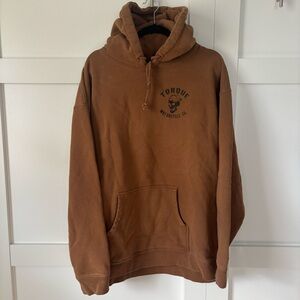 Men's Casual Brown Hoodie